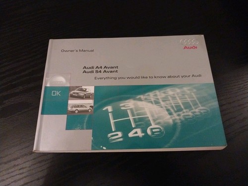 Owners instruction manual audi - instruction,