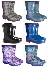 Lining Wellington Boots Womens Ladies Wellies Waterproof Walking Gardening UK