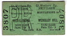 Railway ticket: G.W.R