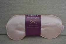 Glov Satin Sleeping Mask in light pink colour RRP £4.80