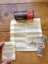 QUIRKY 1940'S NEW OLD STOCK GRUNDY'S PETROIDS 20% EXTRA MILEAGE PETROL ADDITIVE