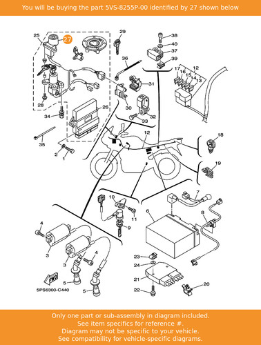 Yamaha immobilizer unit - unit, comp