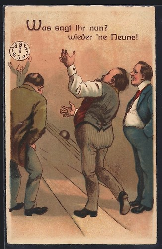 Postcard bowlers the - postcard:,