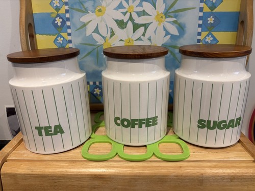 Hornsea pottery green stripes - pottery,