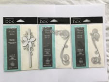 3 x memory box dies poinsettia