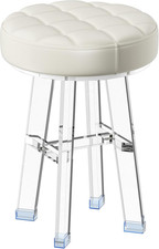 Chic Acrylic Vanity Stool -