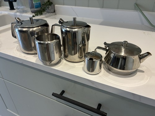 Stainless steel tea pots and - steel,