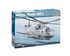 Italeri 1486 AW101 Merlin HM.1 1:72 Scale Plastic Model Kit/Model Assembly
