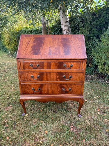 Vintage mahogany bureau - vintage,
