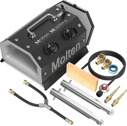 Double burner propane gas - burner,