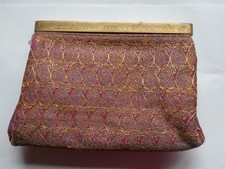 Vintage embroidered clutch