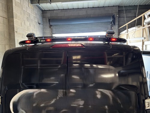 Roof rear light bar glossy - rear,