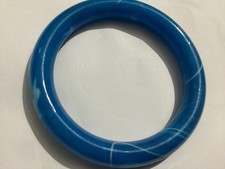 Vintage Blue marble agate 3/4