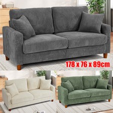 3 Seater Corduroy Sofa Large