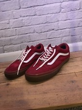 Golf Wang Vans in red ,size 9