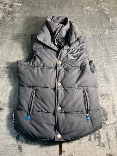 Superdry navy gilet medium - superdry,