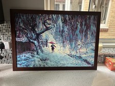Rolf Harris Winter Willow Signed Giclee Canvas Limited Edition Print