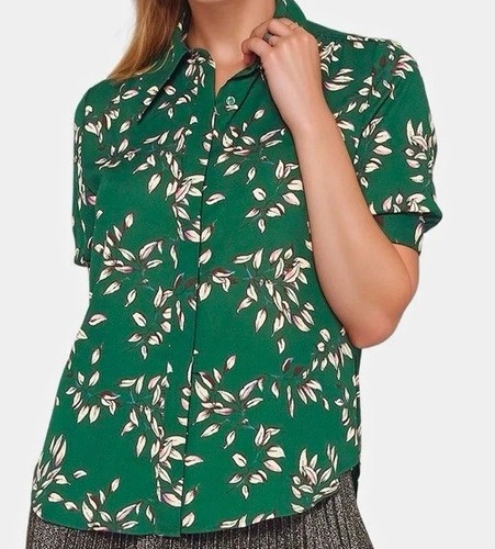 Pleione green floral woven - pleione,