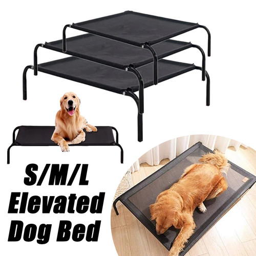 Elevated dog bed mesh pet - elevated,