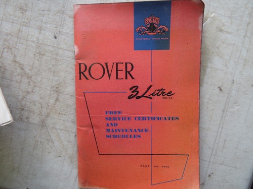 Rover litre mk1a drivers - 3,