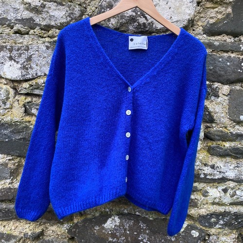Cardigan soft wool - soft, mohair