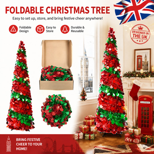 Collapsible tinsel - 1.5m,