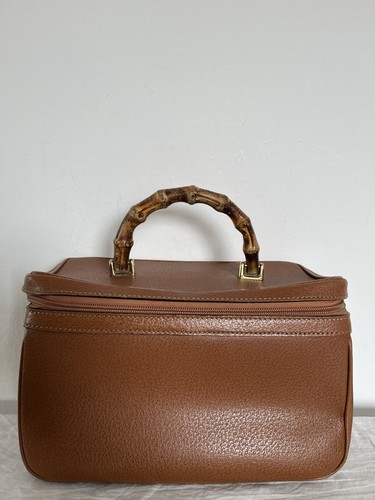 Vintage gucci bamboo - vintage, leather