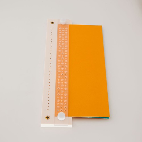 Book binding punch guide set - book,