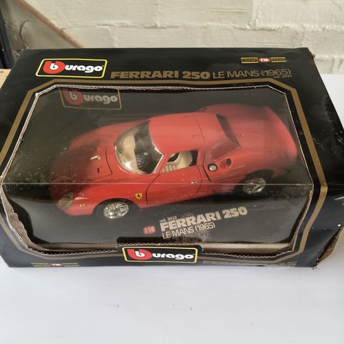 Burago red ferrari 250 mans - burago,