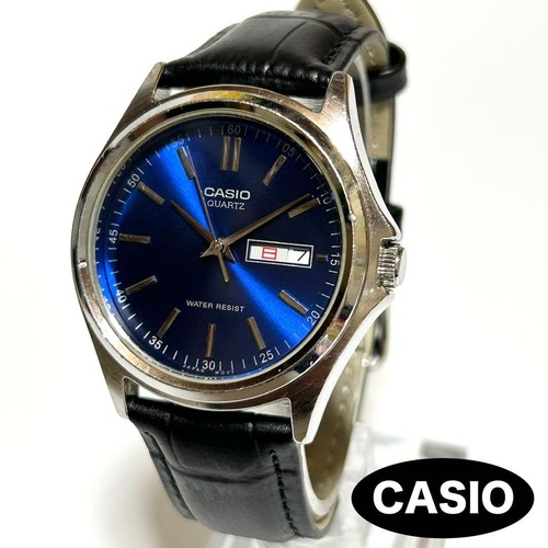 Casio snow blue men - qz,