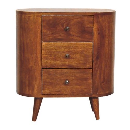 Small chestnut chest - chestnut,