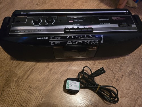 Sharp 250e stereo radio - sharp, qt-250e