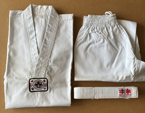 Taekwondo kids white v - taekwondo,