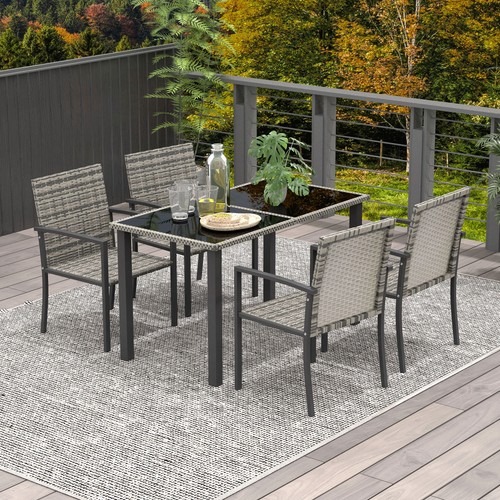 Outsunny rattan garden - outsunny,