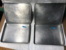 Vintage Grundy Style 1948 Catering Aluminium Serving / Baking Trays 10" x 7 1/2"