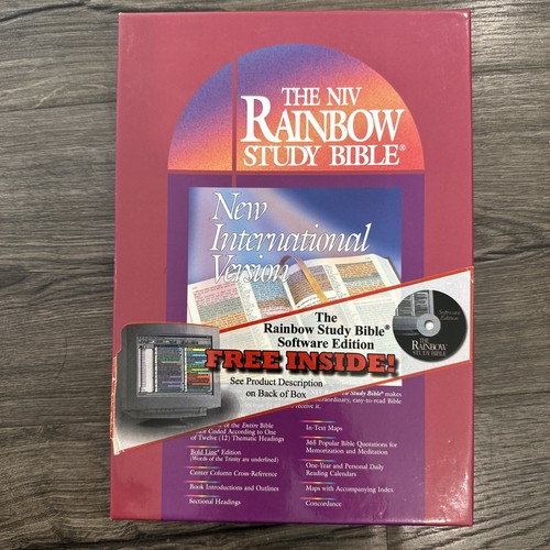 Niv rainbow study bible - rainbow,