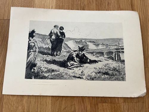 1917 rouen war time print - time,