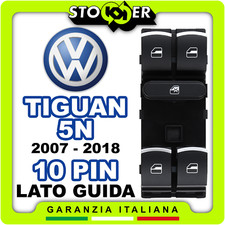Drive Side Button Window Regulator Glass Switches for VW TIGUAN 5N 10PIN