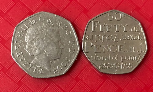 Johnson dictionary 50p - dictionary,