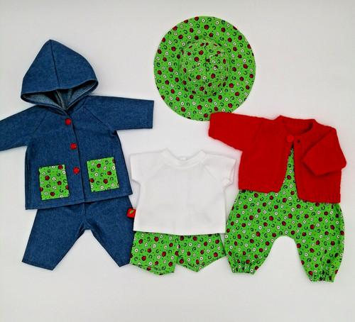 Handmade dolls clothes - dolls, bundle