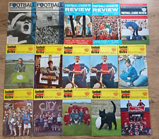 ' Football League Review ' Magazines 1965 - 1974