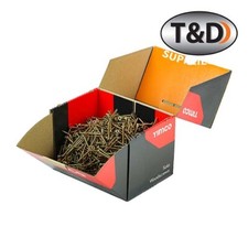 1000pcs Solo Woodscrew 4.0x50mm Industry Pack - Timber Fixing Countersunk Screws