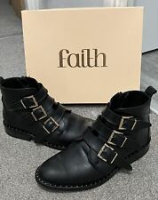Faith Womens Black Buckle