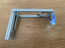 Silver Pop-Up Flip Clip-On LED Reading Book Light