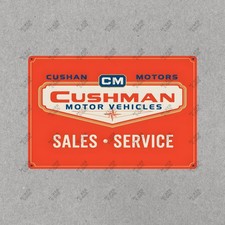Vintage Cushman Motors Metal