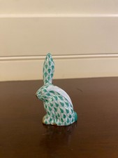 Herend Bunny Green Fishnet
