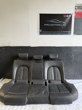 Audi A6 S Line 2.0 TDI 2012-2015 Rear Back Seats Black Leather Saloon