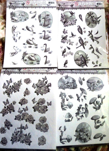 Die cut paper tole - die, 3d