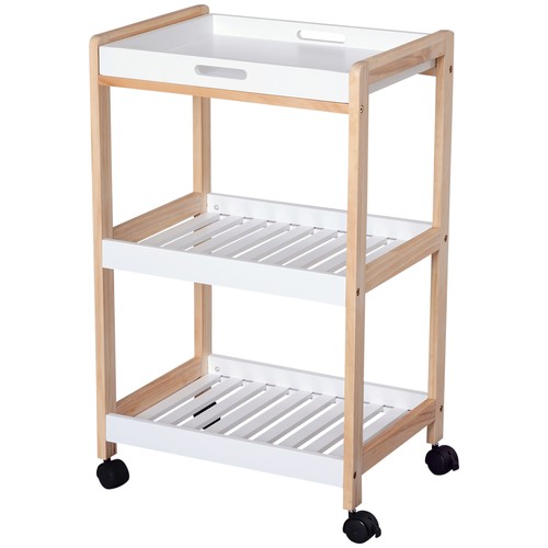 Homcom mobile serving - serving, trolley