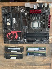MSI Z87-G45 Gaming Motherboard + 48GB DDR3 RAM + Asus Gtx 750 TI + Intel i5-4690